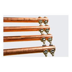 COPPER BONDED ROD WITH NUT AND BOLTS